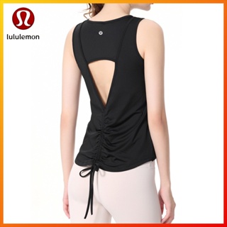 Lululemon เสื้อกล้ามแขนกุด แนวเซ็กซี่ สําหรับออกกําลังกาย เล่นโยคะ 1322