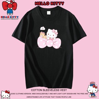 เสื้อยืดแขนสั้น* Hello Kitty Mimmy เสื้อยืดเท่ เสื้อแฟชั่นผญ2022อื่นๆ น่ารัก เสื้อคู่รัก เสื้อยืดสีพื้น_01