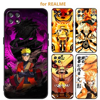 เคส Realme 8 8I 9 9i 10T 10 + PLUS PRO นิ่ม เนื้อแมตต์ ลายการ์ตูนนารูโตะ สําหรับ