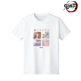 T-Shirt Premium Cotton 2022 Summer New cospa Ghost Slayer Demon Kitchen Door Nezuko Anime_08