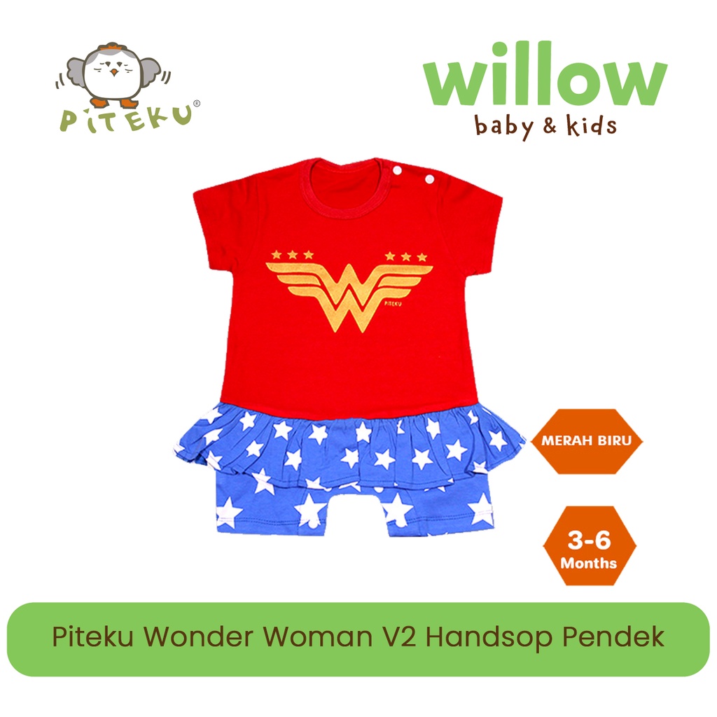 ชุดเดรสเด็ก - Piteku Wonder Woman Handsop Short