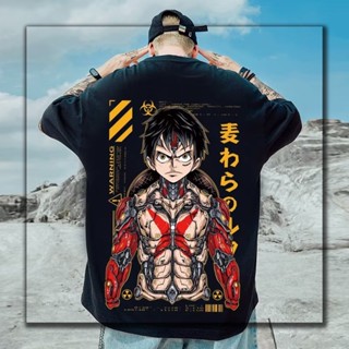  ใหม่เอี่ยมเสื้อยืดสําหรับผู้ชาย❦I.2022 สไตล์แฟชั่น Retro Ins สไตล์อะนิเมะ One Piece Sauron เสื้อกราฟิก Ts 5Vs