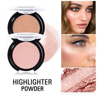 SACE LADY Highlighter Powder 6 Colors Face Iluminator Makeup Professional Glitter Palette Make Up Kit