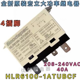 รีเลย์ Hongli Hlr6100-1atubcf 4 Pins 208-240VAC 40A