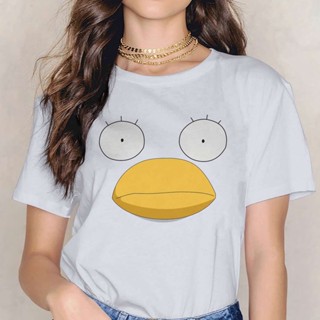 Kawaii Duck Elizabeth Essential XL TShirt for Girl Gintama Comfortable Gift Clothes  T Shirt Short Sleeve Unisex_03