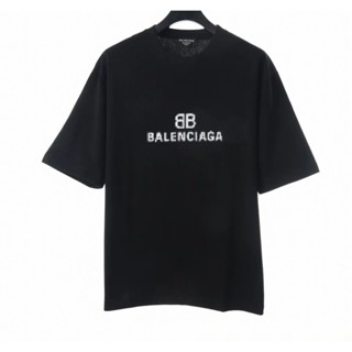 เสื้อยืดแขนสั้นลําลอง ผ้าฝ้าย พิมพ์ลายตัวอักษร Mosaic Blur สําหรับผู้ชาย และผู้หญิง