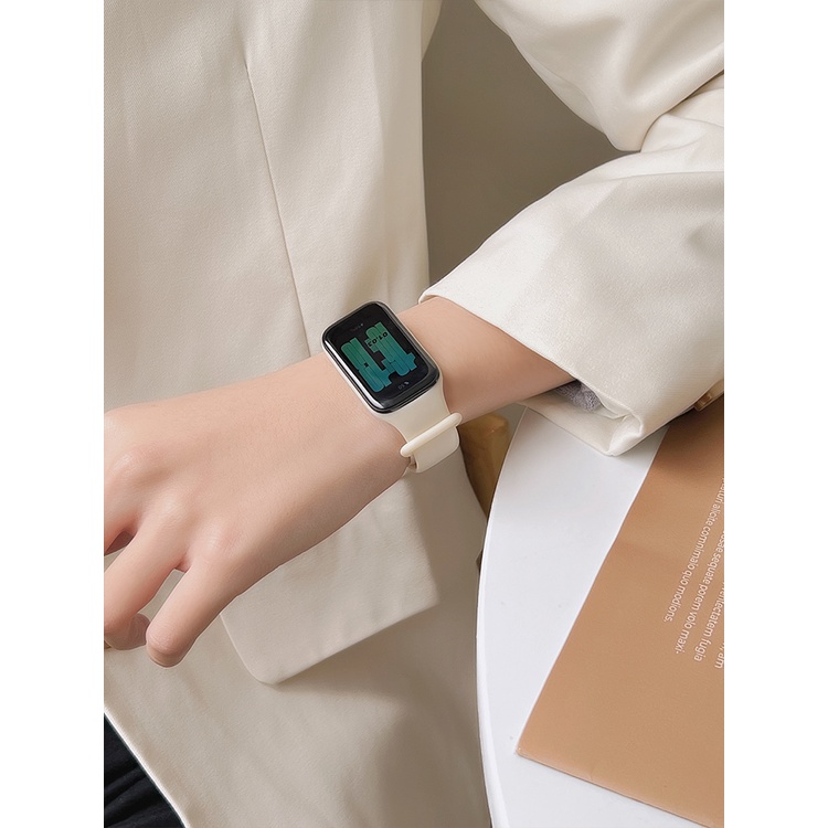 สายนาฬิกาข้อมือซิลิโคน TPU แบบนิ่ม สําหรับ Xiaomi Mi Band 8 Active Redmi Samrt Band 2 Xiaomi Redmi Band2