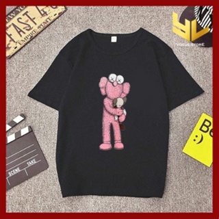 &lt;YL Vogue&gt; 【Kaws Bearbrick】/Oversize/Couple/Plus Size/Baju/Unisex/TShirt Perempuan/T-Shirt Lelaki/Couple/Cotton/衣服_05