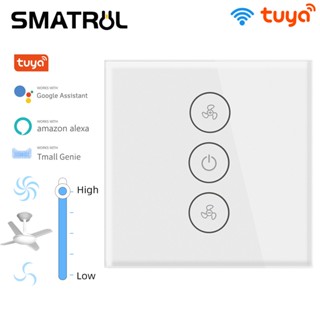 Smatrul Smart Wifi พัดลมติดเพดานพร้อม Alexa Google Home