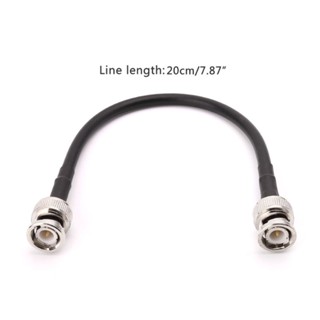 สายเคเบิ้ลเชื่อมต่อ BNC Male To BNC Male RG58 Pigtail Cable 20 ซม.