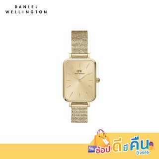 (ทักแชทรับโค้ด) [Free Valentinegift box]Daniel Wellington นาฬิกาข้อมือ QUADRO PRESSED UNITONE G สีทอง