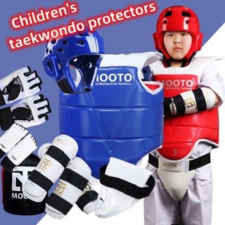 ((พร้อมส่ง) ชุดอุปกรณ์ป้องกันเทควันโด แบบหนา สําหรับเด็ก และผู้ใหญ่