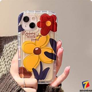 เคสโทรศัพท์มือถือแบบนิ่ม Tpu กันกระแทก ลายภาพวาดสีน้ํามัน รูปดอกไม้ สไตล์เกาหลี สําหรับ Redmi Note 10s 11s 10 9 11 Note10 Note11 Note10s Note9 Redmi 10A 10 A1 9A 9T 9C NFC