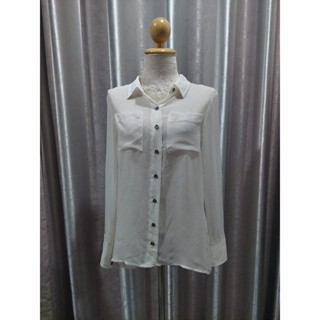 FF01411 เสื้อแฟชั่น ชีฟอง มือสอง อก 35 นิ้ว