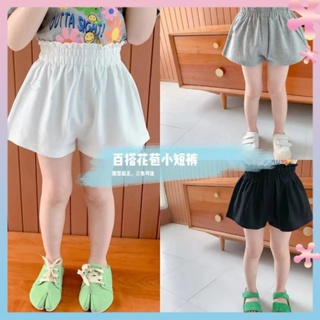 Childrens casual shorts 2021 summer new children and girls Bud cotton rubber belt Korean style hot pants fashion