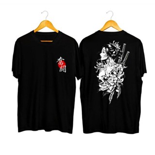 PRIA Samurai GEISHA T-Shirt / Men T-Shirt / Japanese T-Shirt_02