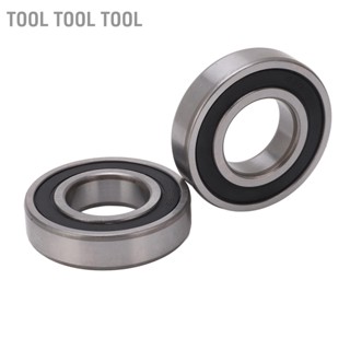 Tool ตลับลูกปืนเม็ดกลมร่องลึก 2 ชิ้น 6207RS แรงเสียดทานต่ำตลับลูกปืนซีลยางคู่สำหรับรถยนต์