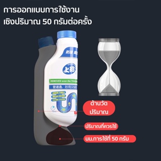 Solid Pipe Solution Power ผงล้างท่อ ผงระเบิดท่อ 500ml แก้ปัญหาท่ออุดตัน ดับกลิ่นท่อ ผงล้างไขมัน ส้วมตัน ผงสลายท่อตัน