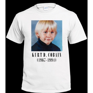 GILDAN Kurt เสื้อยืดผ้าฝ้าย 100% พิมพ์ลายกราฟิก COBAIN NIRVANA สําหรับผู้ชาย