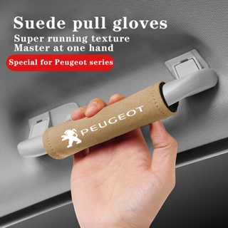 Peugeot ปลอกแฮนด์มือจับรถยนต์ หนังกลับ สําหรับ 4008 2008 3008 5008 508 408 208 206