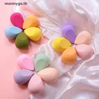 Monnygo พัฟฟองน้ําแต่งหน้า รูปหยดน้ํา สีสันสดใส TH