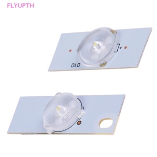 Flyup ลูกปัดโคมไฟ 3V 6V SMD พร้อมฟิลเตอร์เลนส์ออปติคอล สําหรับซ่อมแซมทีวี LED 32-65 นิ้ว 20 ชิ้น