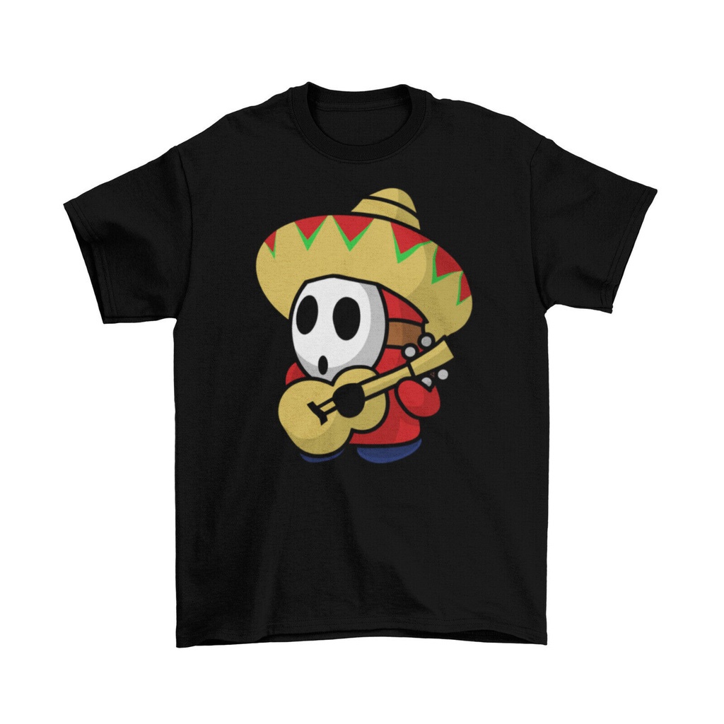Shy Guy Sombrero Nintendo Switch  T shirt 100% Cotton_08