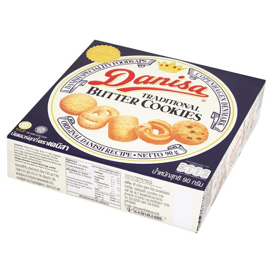 เดนิสา ก.DANISA บัตเตอร์คุ๊กกี้ 90BUTTER COOKIES 90G.