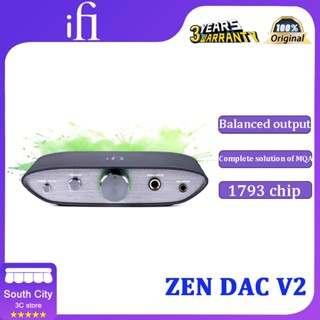 Ifi ZEN DAC V2 หูฟังถอดรหัส USB สมดุล คุณภาพสูง สําหรับคอมพิวเตอร์ตั้งโต๊ะ