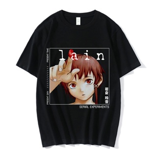 Serial Experiments Lain Iwakura T Shirt Vintage Anime Unisex T-shirt Cyberpunk Science Fiction Manga Graphic T-shir_12