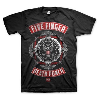 FIVE FINGER DEATH PUNCH ROUGHED UP T Shirt Mens US Import Bravado New_01