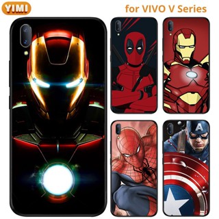 เคส VIVO V27 V27E V25 V25E V11 V11i V15 V17 V19 NEO PRO 1804 1819 5G มือถือสำหรับเคสโทรศัพท์มือถือลาย Ironman สําหรับ