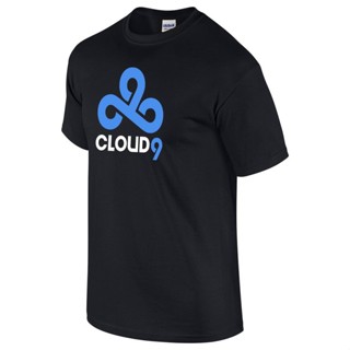 เสื้อยืด iGPrints Team C9 Cloud9 Teams CSGO LOL Shirt T-Shirt (Black) เสื้อยืดคอกลม_04