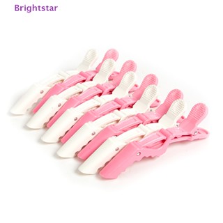 Brightstar กิ๊บติดผม ลายหนังจระเข้ สําหรับร้านทําผม 5 ชิ้น