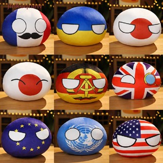 Jkth ตุ๊กตาของเล่น จี้ลูกบอลโปแลนด์บอล Countryball 10 ซม. JKK