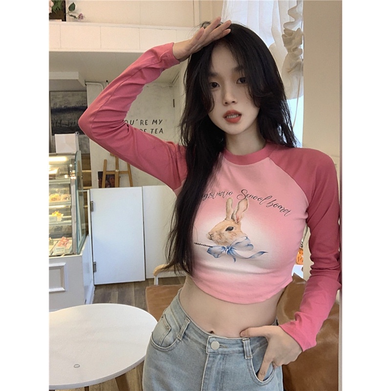 Crystal เสื้อครอป เสื้อสายเดี่ยว ย้อนยุค สไตล์เกาหลีเรโทร นุ่ม และสบาย 2023 รูปแบบใหม่ K2