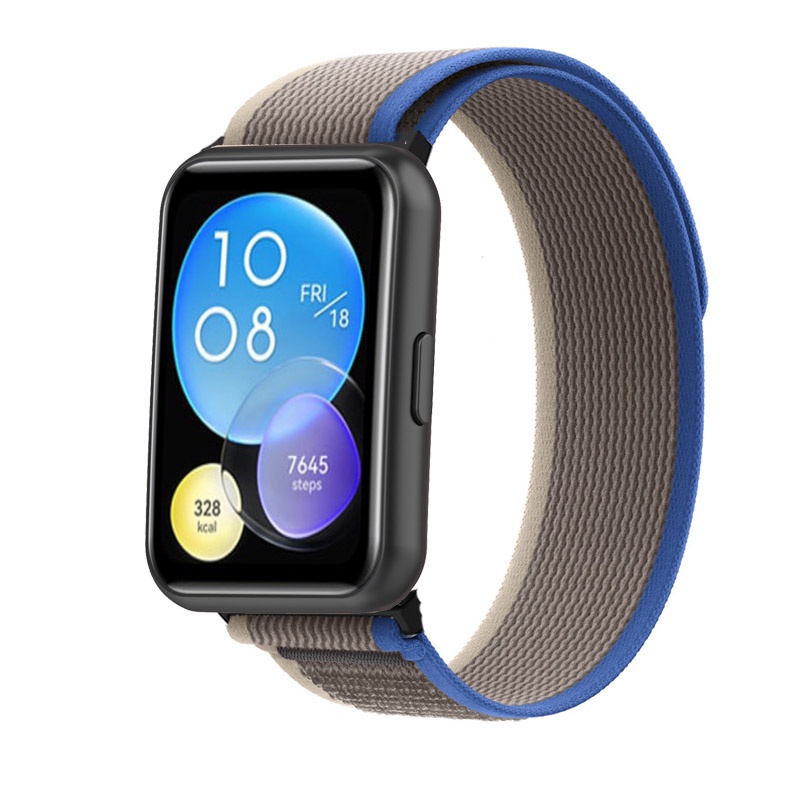 สายนาฬิกาข้อมือไนล่อน พร้อมตัวเชื่อมต่อ สําหรับ Huawei Watch Fit 2 Fit2 Fit