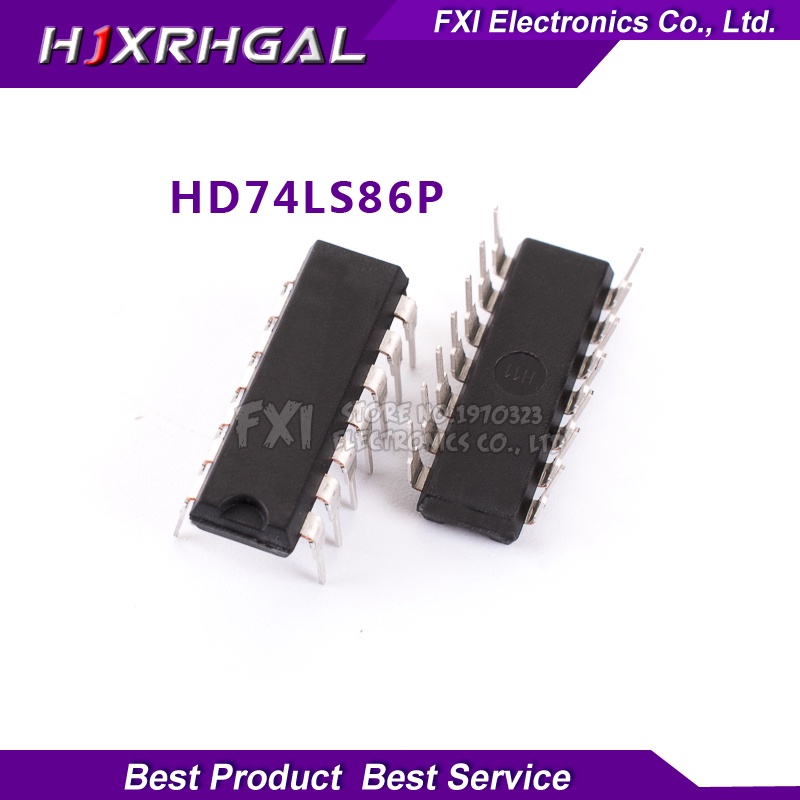 100PCS HD74LS86P HD74LS86 DIP14 DIP SN74LS86N 74LS อินไลน์
