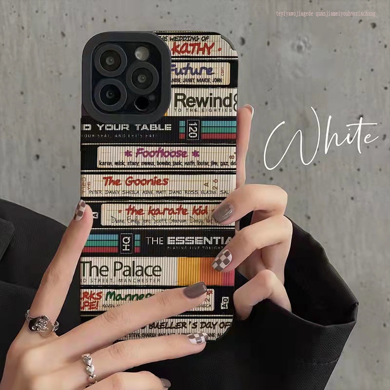 เคสโทรศัพท์มือถือแบบนิ่ม กันกระแทก ลายฉลากแฟชั่น สําหรับ iphone 11PRO max 14 Promax 11 12 13 6 7 8plus X max 15promax