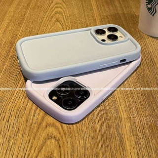 เคสโทรศัพท์มือถือนิ่ม กันกระแทก ทรงวงรี สีแคนดี้ เรียบง่าย สําหรับ Apple Iphone 14promax 13 12 11