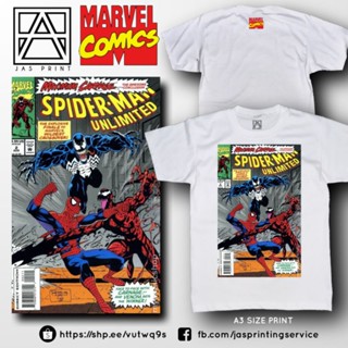 Marvels Comic Cover Thick Cotton Shirt - Spiderman Unlimited_08