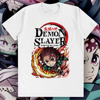 cotton T-shirtUnisex tshirt The Blade of Ghost Slayer Simple Round Neck 100% Cotton Anime Character _08