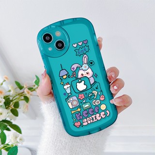 เคส OPPO A78 5G A96 A76 A77 A74 5G A53 A33 A15s A15 A92 A52 A72 A31 A5 A9 2020 A12e A3s A12 A5s A7 F11 F9 A83 2018 โทรศัพท์มือถือแบบนิ่ม กันกระแทก ลายการ์ตูนกระต่าย สําหรับ