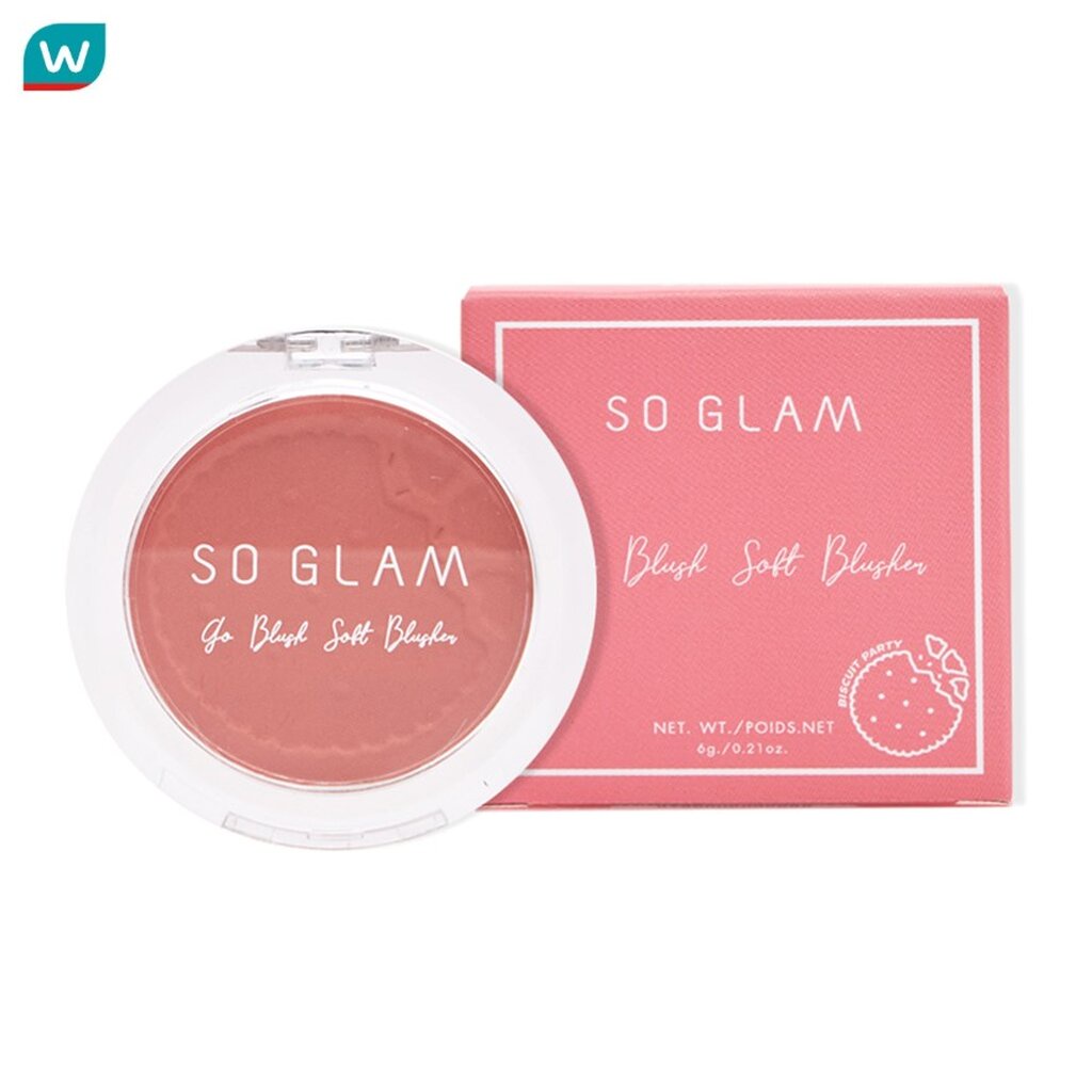 So Glam โซ แกลม โก บลัช ซอฟท์ บลัชเชอร์ 6ก. 08 โรส เลดี้ฟิงเกอร์