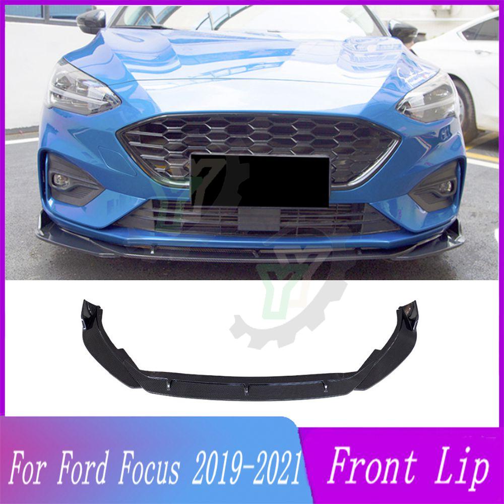 3pcs รถกันชนหน้าสปอยเลอร์ Splitter Diffuser ที่ถอดออกได้ Body Kit ฝาครอบสําหรับ Ford Focus MK4 ST-Li