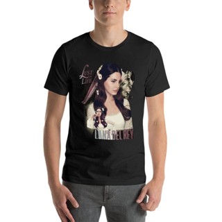 เสื้อยืด ผ้าฝ้าย 100% พิมพ์ลาย Lana Del Rey Lust For Life ขนาดใหญ่ สําหรับผู้ชาย