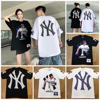 เสื้อคอกลมNy xYankees basketball  งานพิมพ์สวยผ้าcotton M-4xlใส่ได้ทั้งชายหญิง