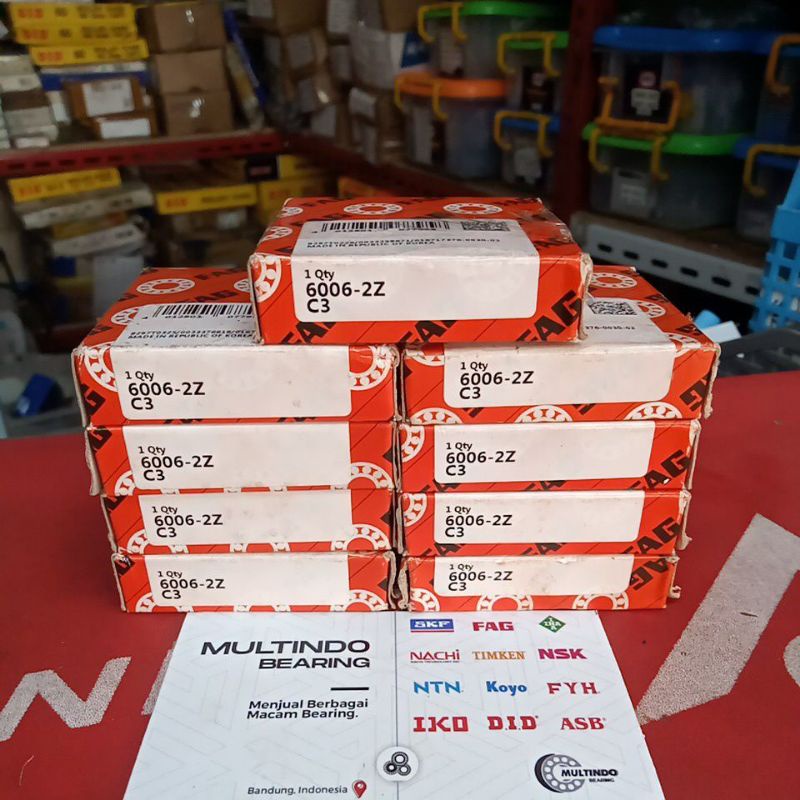 แบริ่ง 6006 ZZ C3 FAG ORIGINAL