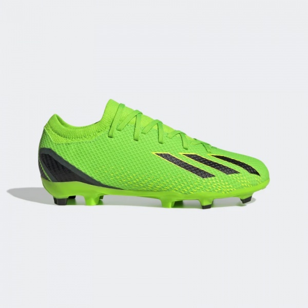 (SALE)Adidas รองเท้าฟุตบอลเด็ก / สตั๊ดเด็ก X Speedportal.3 FG Kids | Solar Green/Core Black/Solar Yellow ( GW8460 )