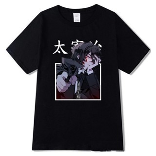 ♘♟Bungo Stray Dogs พิมพ์ชาย/หญิง T เสื้อกราฟิก Tees ฤดูร้อนเสื้อ Harajuku เสื้อผ้า Shirt_09